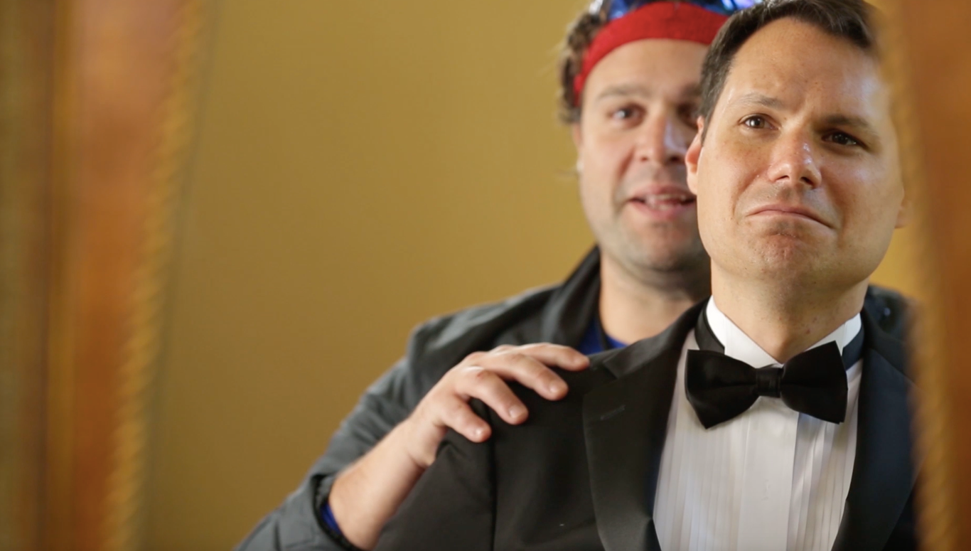 Comedy still from The Friskies